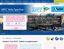 Tablet Screenshot of apccvoilesportive.com